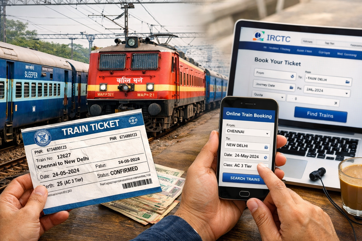 Indian train ticket booking