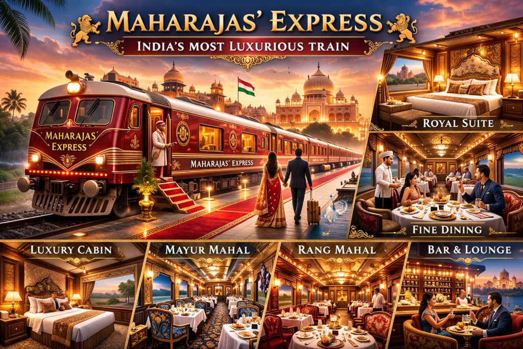 Maharajas' Express luxury train experience